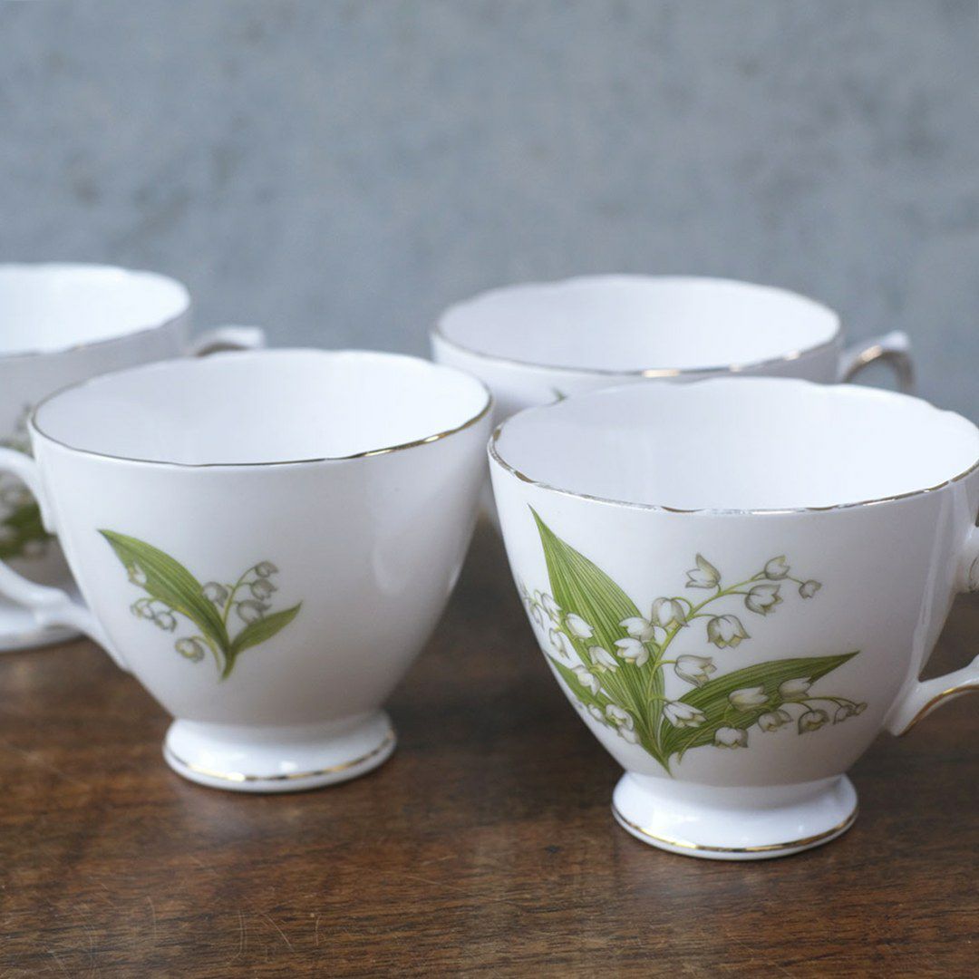 ヴィンテージティーカップ&ソーサ ROYAL VALE ロイヤルベール イギリス 鈴蘭3