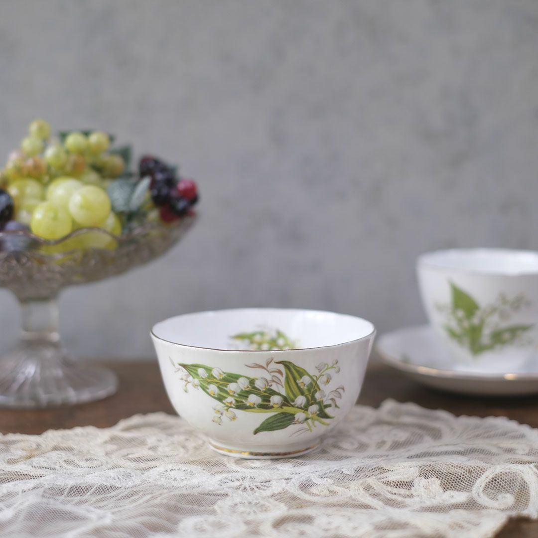 ヴィンテージシュガーボウル MELBA(メルバ) イギリス 鈴蘭