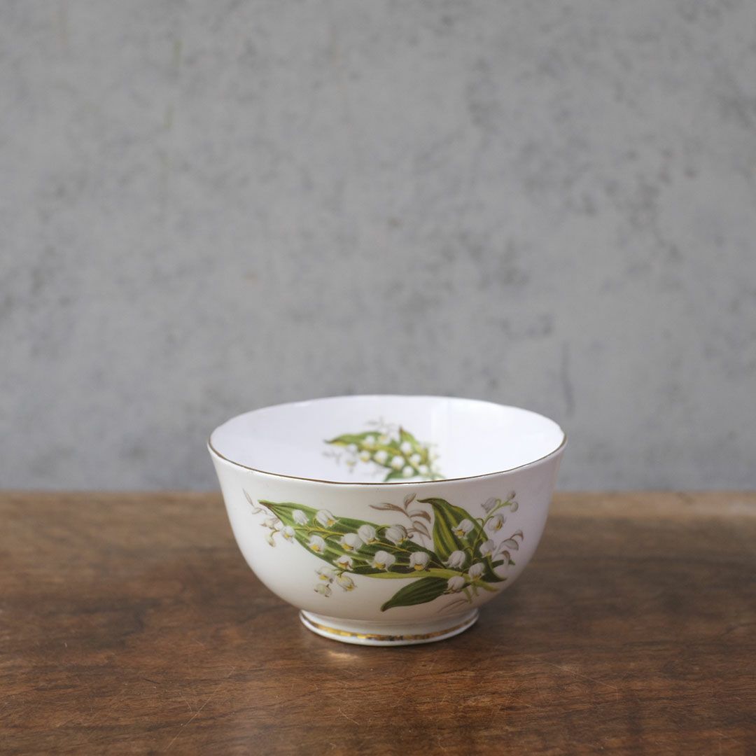 ヴィンテージシュガーボウル MELBA(メルバ) イギリス 鈴蘭2