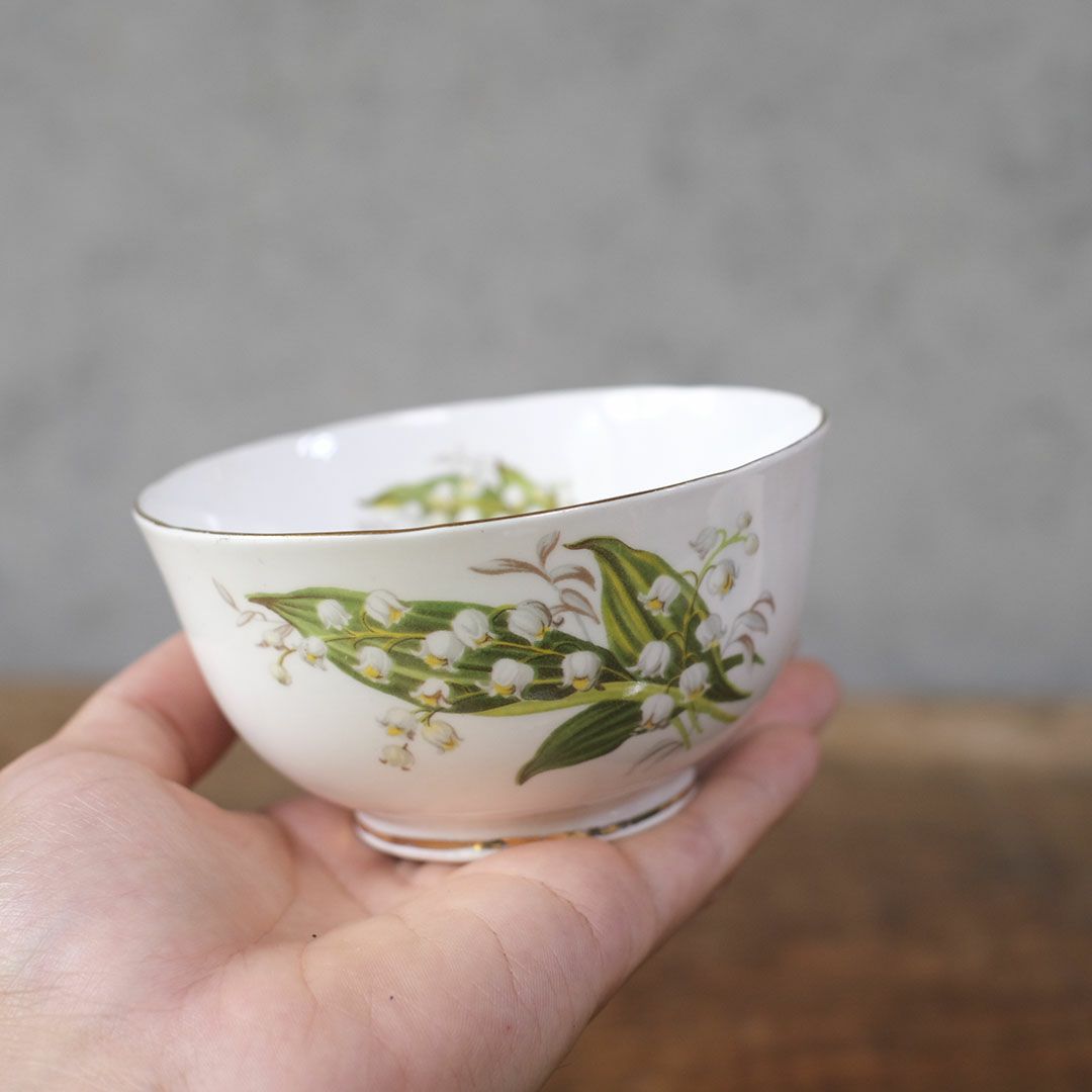 ヴィンテージシュガーボウル MELBA(メルバ) イギリス 鈴蘭7