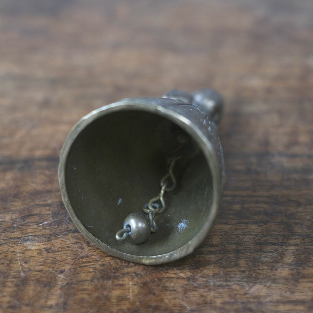 アンティークレディベル テーブルベル 呼び鈴 イギリス 置物7