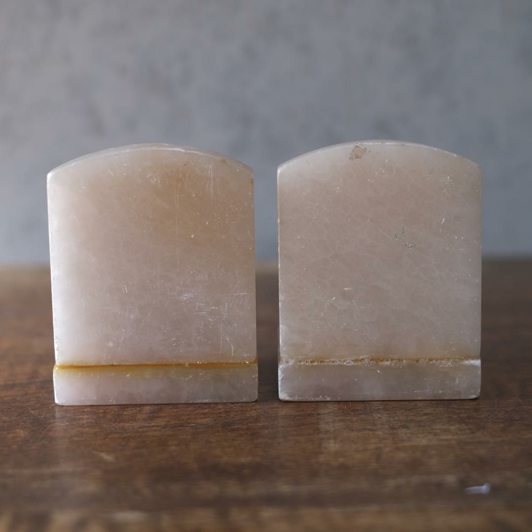 アンティークブックエンド 鳥 大理石7