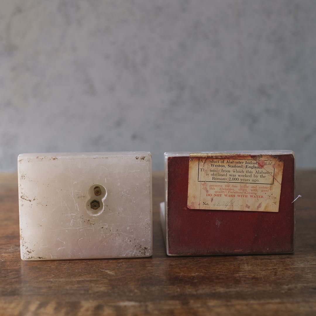 アンティークブックエンド 鳥 大理石8