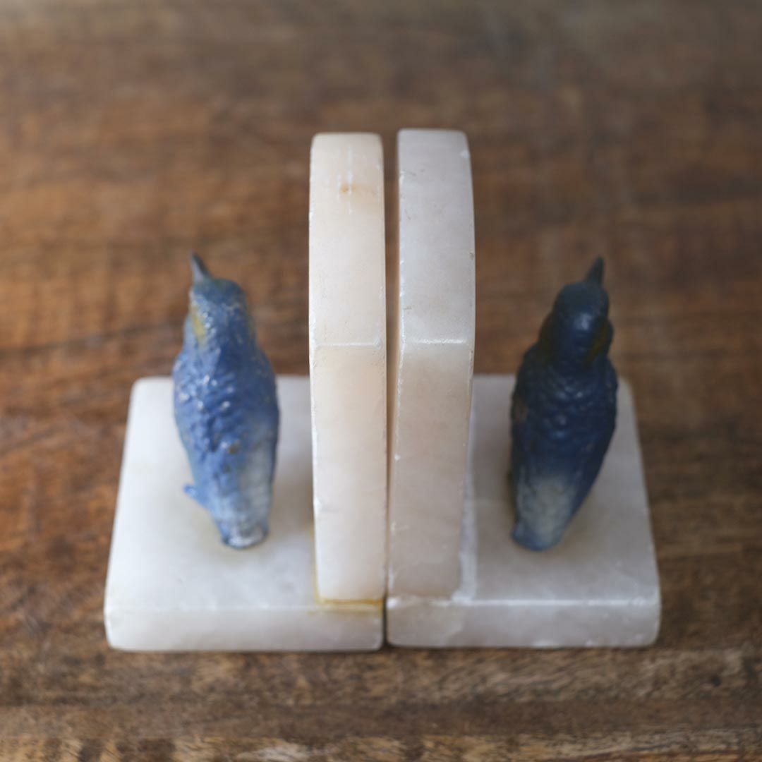 アンティークブックエンド 鳥 大理石11