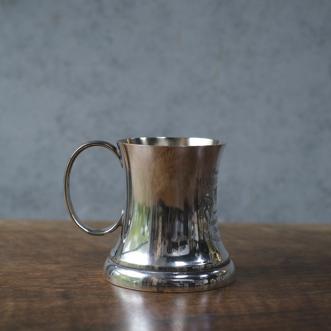 アンティークマグカップ シルバープレート イギリス2