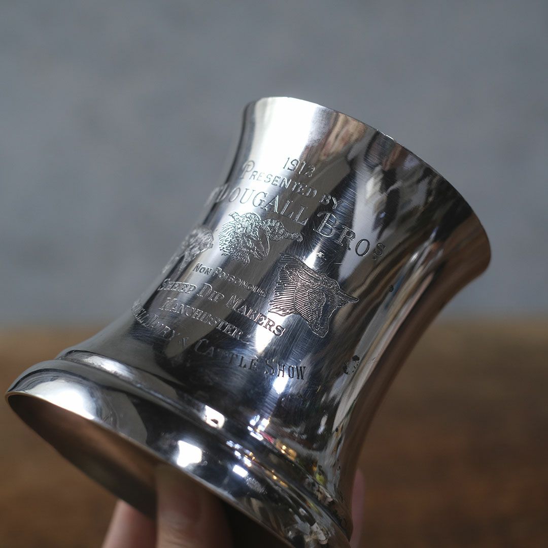 アンティークマグカップ シルバープレート イギリス4