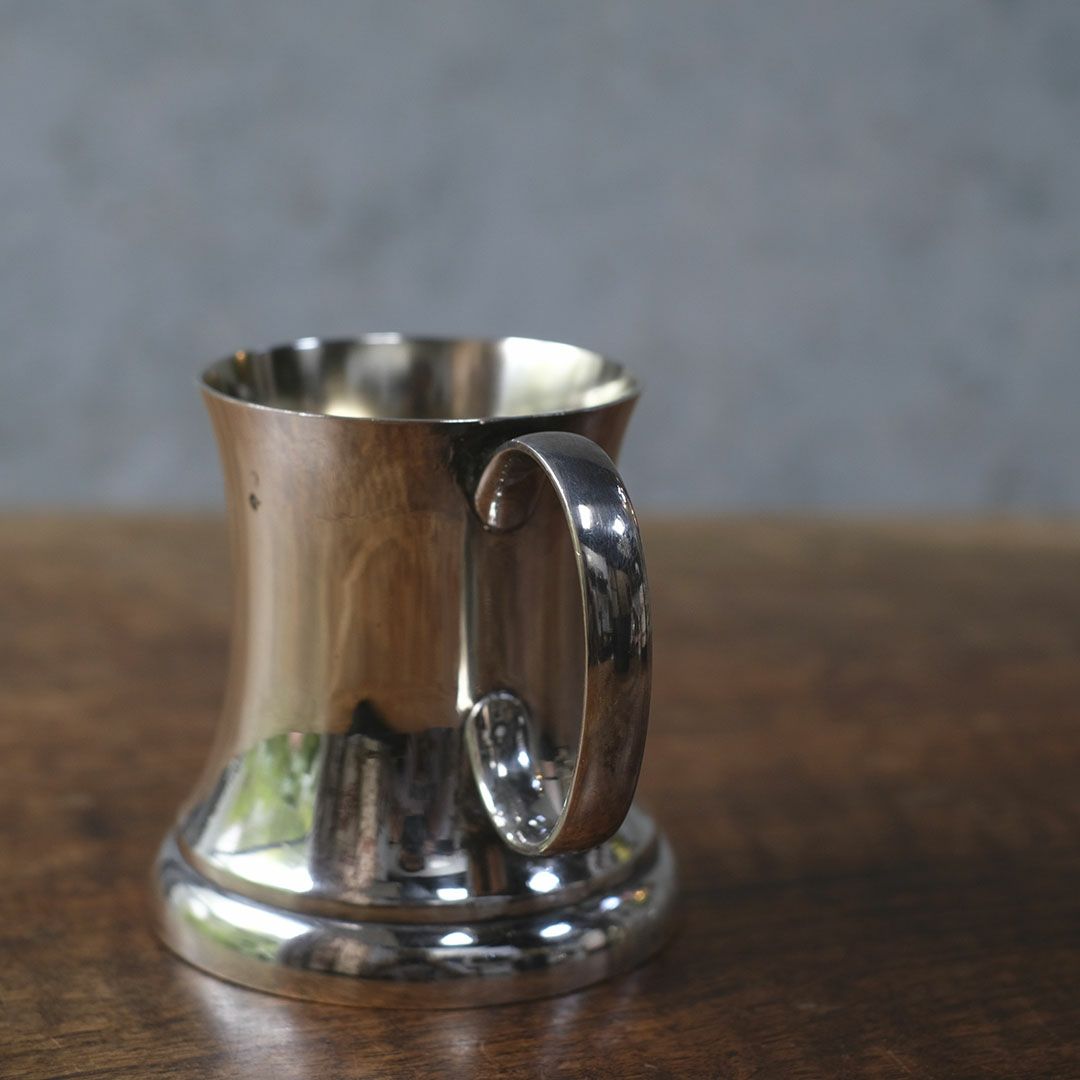 アンティークマグカップ シルバープレート イギリス5