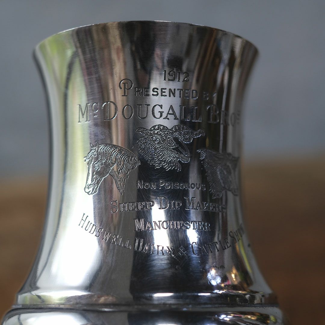 アンティークマグカップ シルバープレート イギリス6