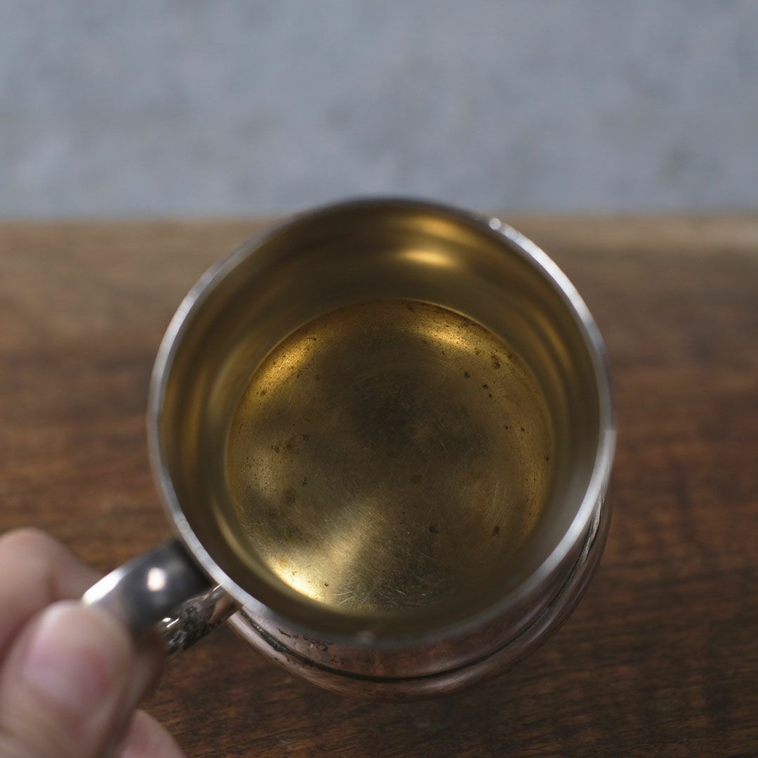 アンティークマグカップ シルバープレート イギリス7