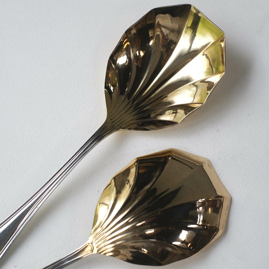 アンティークデザートスプーンセット シルバープレート イギリス6