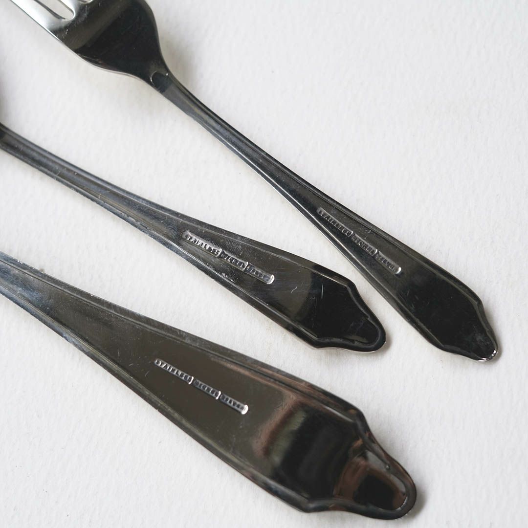 アンティークデザートスプーンセット シルバープレート イギリス8