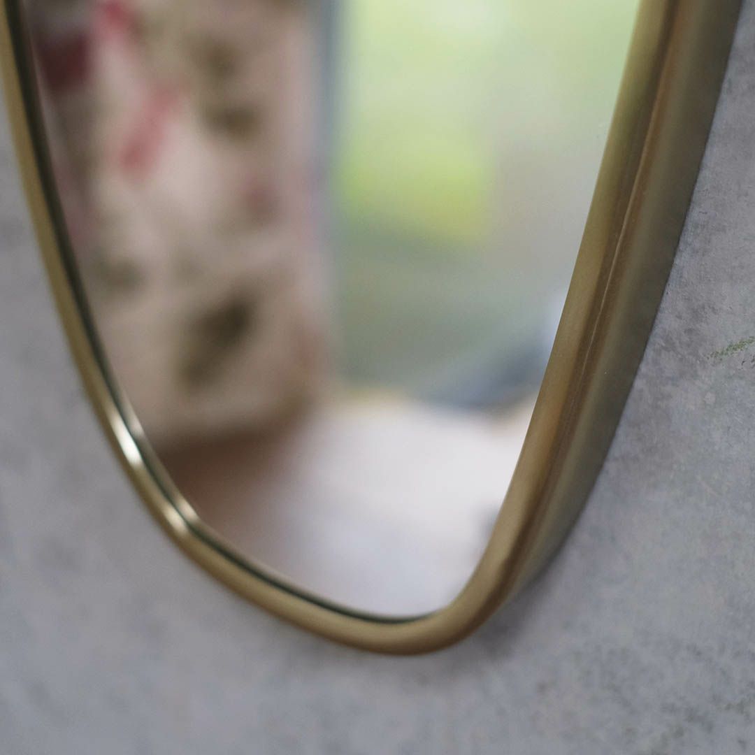 アシンメトリー壁掛けミラー 鏡3