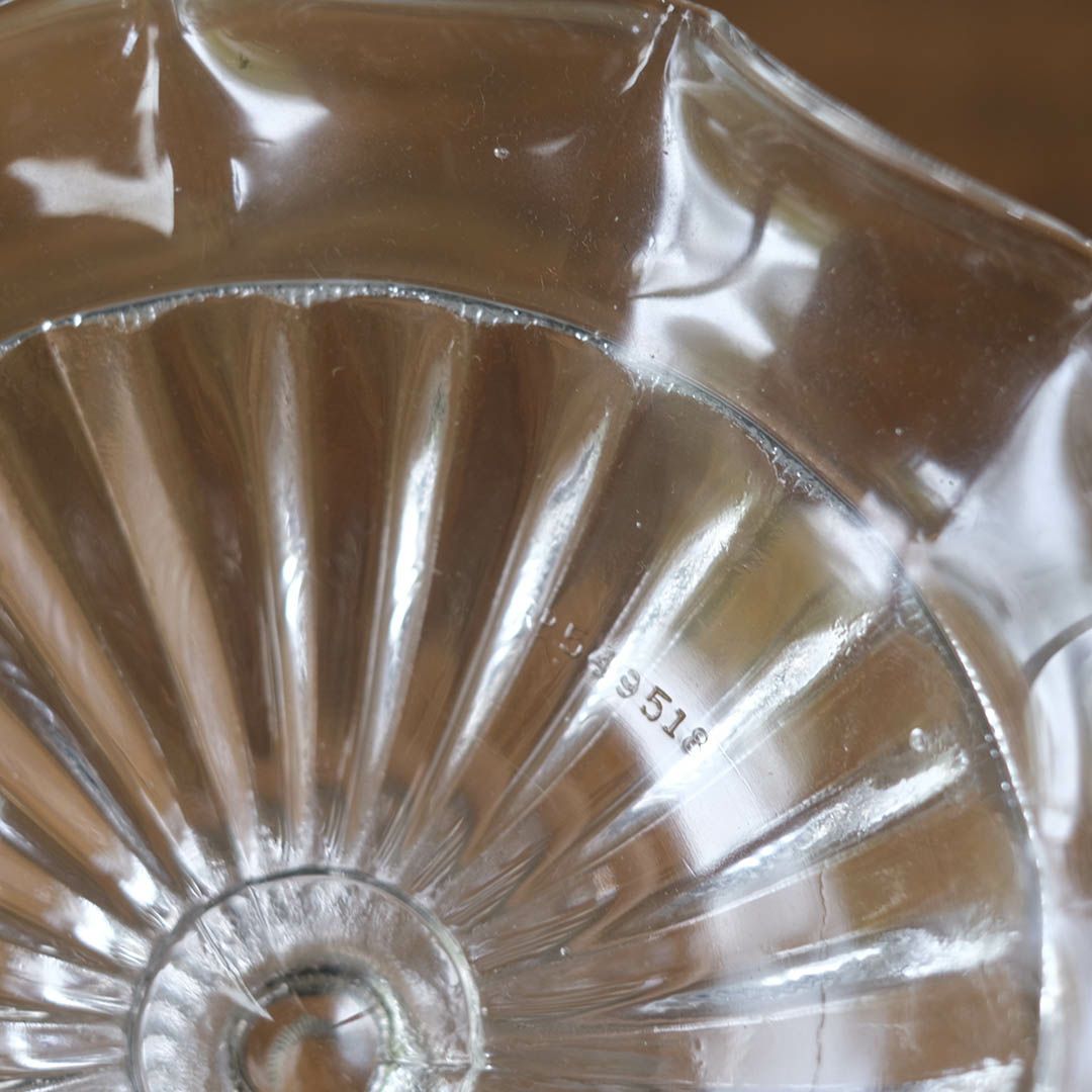 アンティークガラスケーキトレイスタンド イギリス シンプル コンポート/アンティーク食器4