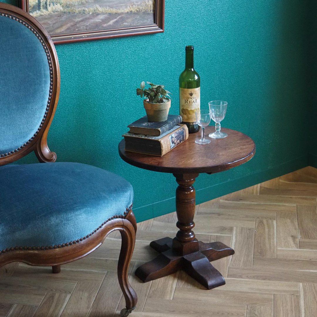 アンティークコーヒーテーブル 丸テーブル アンティーク家具