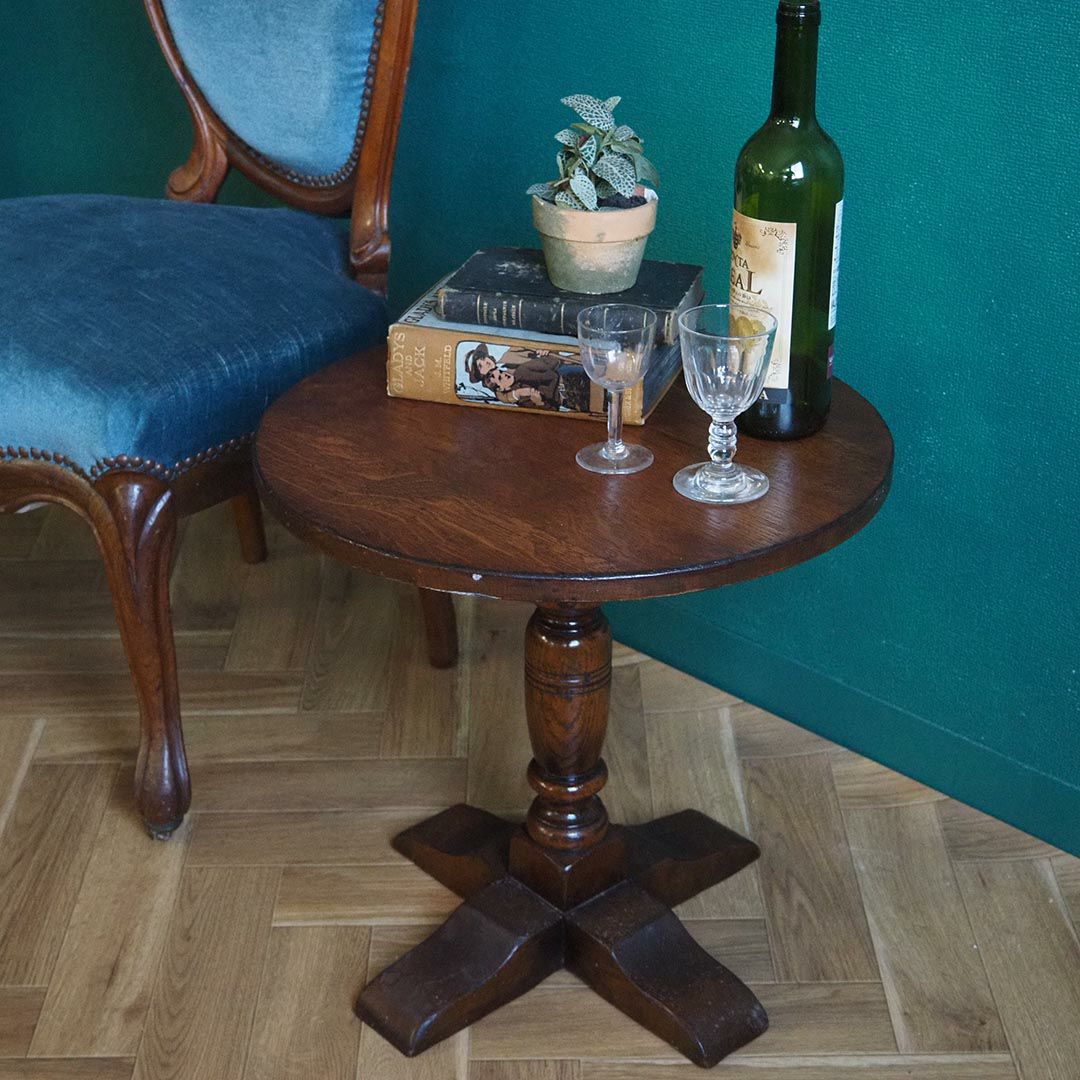 アンティークコーヒーテーブル 丸テーブル アンティーク家具2