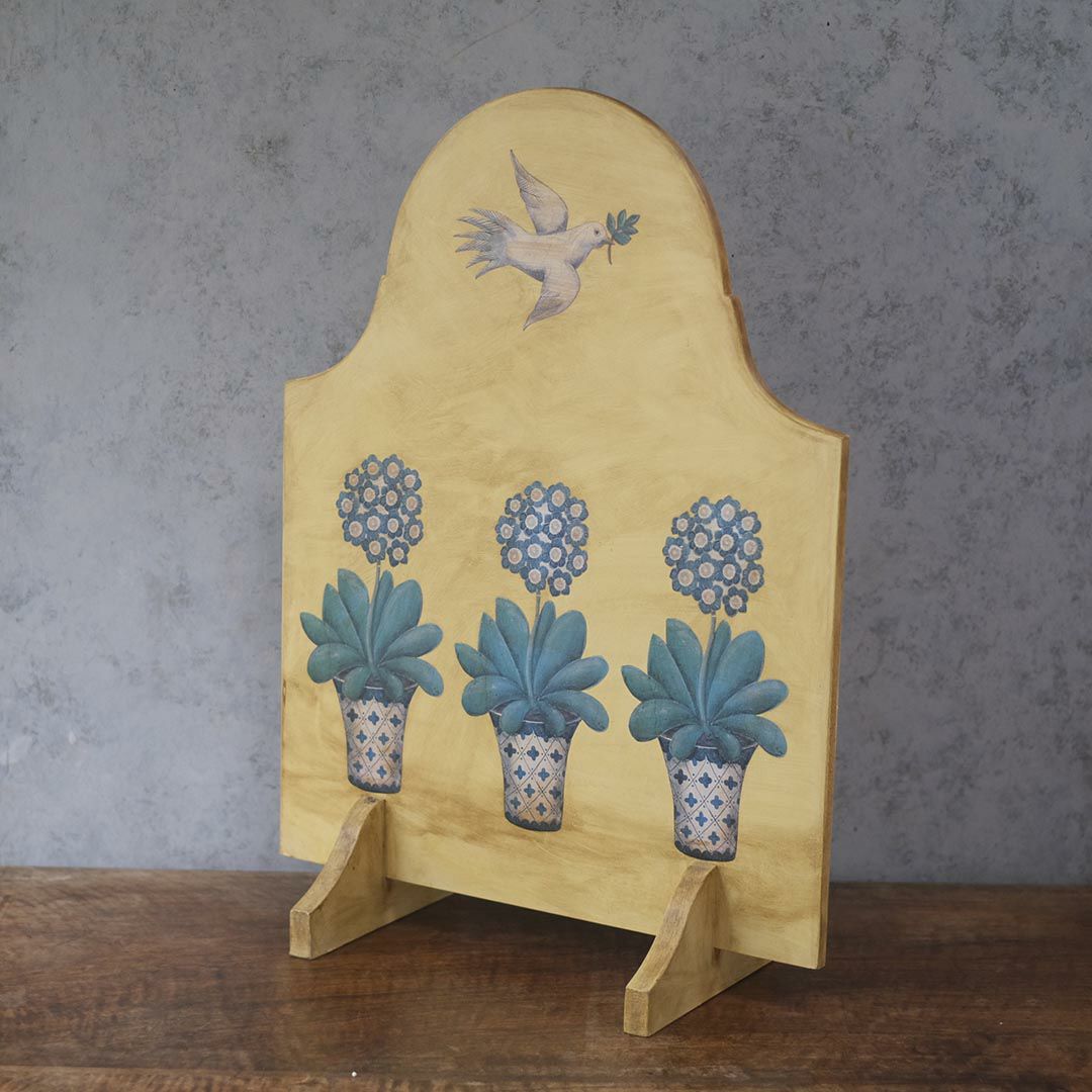 ヴィンテージマントルピース スクリーン 鳥1