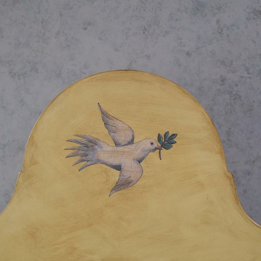 ヴィンテージマントルピース スクリーン 鳥4