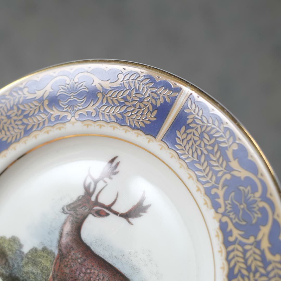 ヴィンテージ皿 鹿 イギリス4