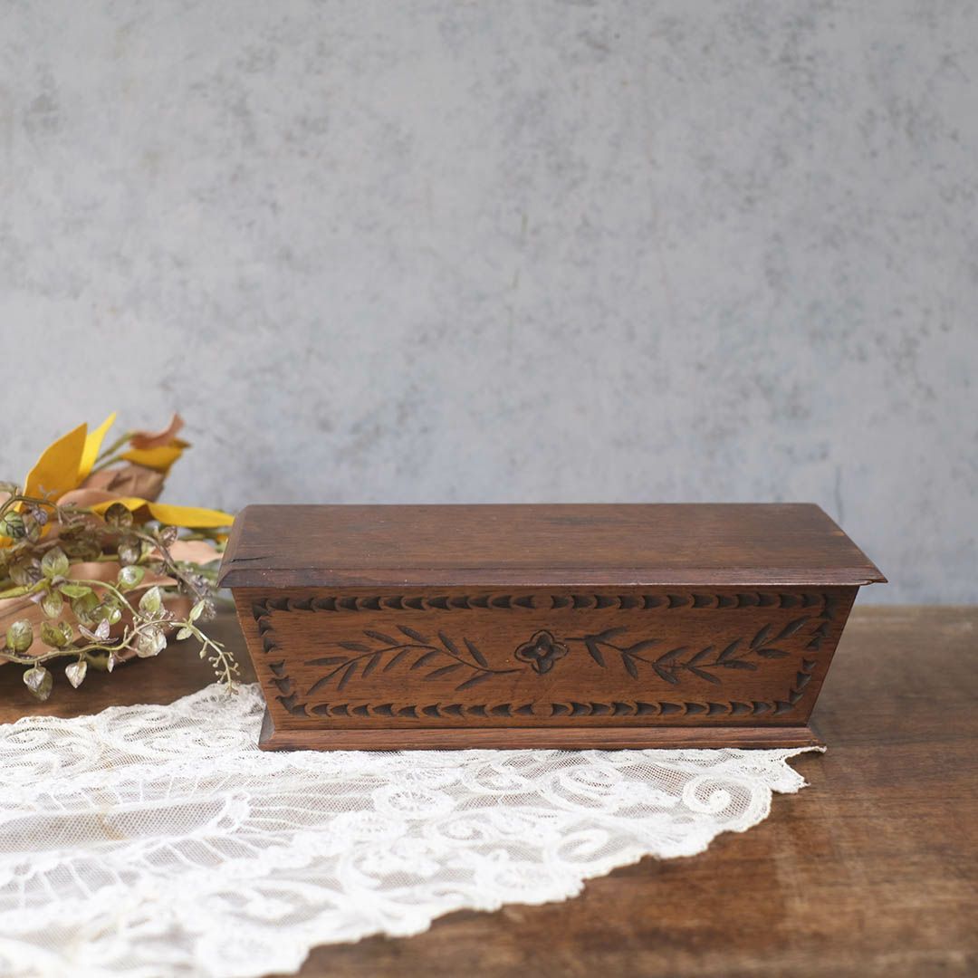 アンティークボックス フランス 木製1