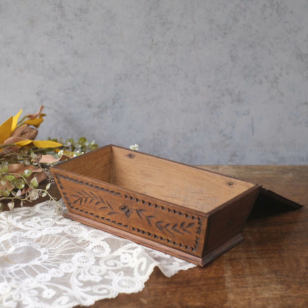 アンティークボックス フランス 木製4