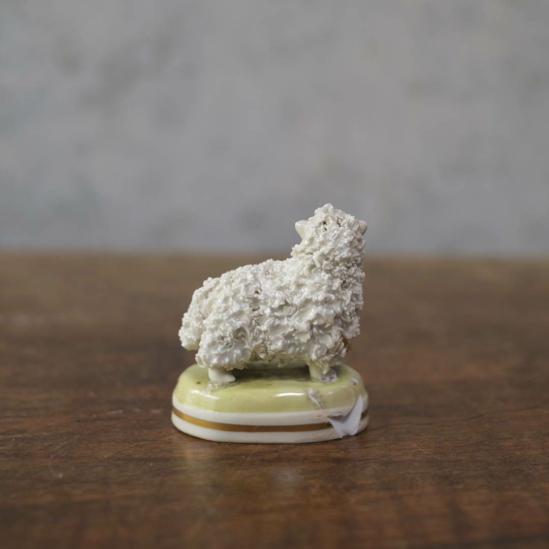 アンティークスタッフォードシャーシープ 羊 置物 フィギュリン イギリス4