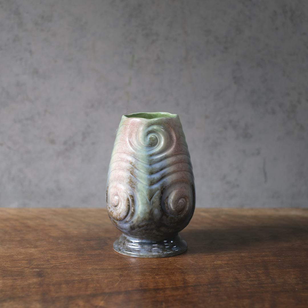 ヴィンテージフラワーベース アートオブジェ イギリス2