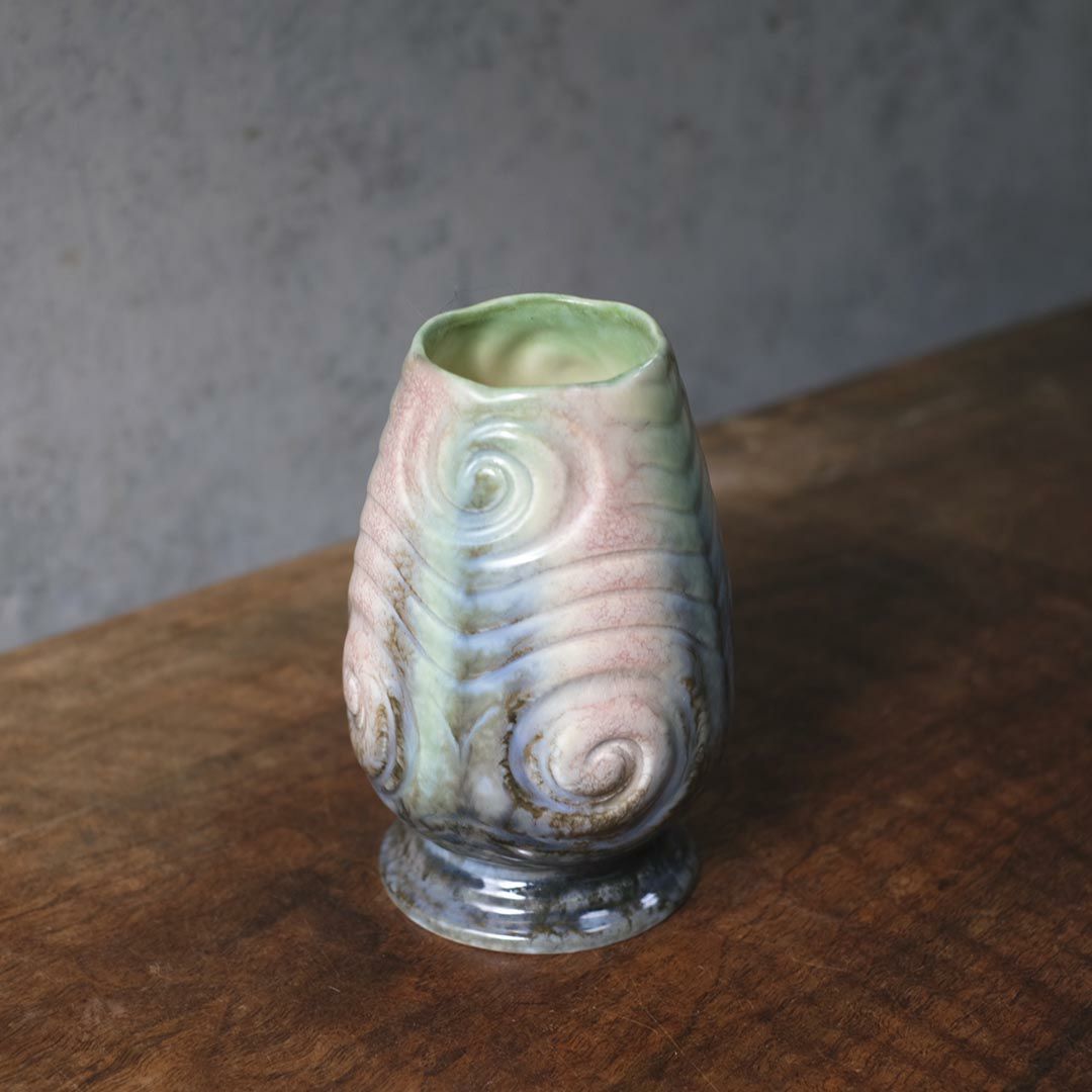 ヴィンテージフラワーベース アートオブジェ イギリス4