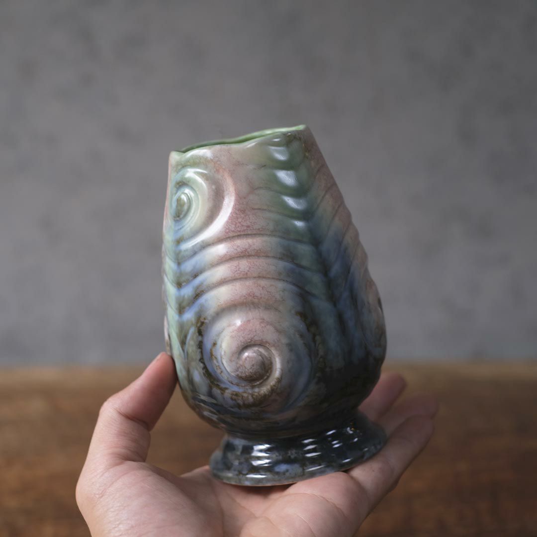 ヴィンテージフラワーベース アートオブジェ イギリス5