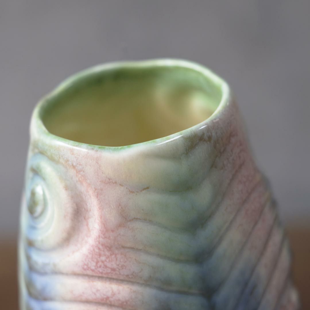 ヴィンテージフラワーベース アートオブジェ イギリス7