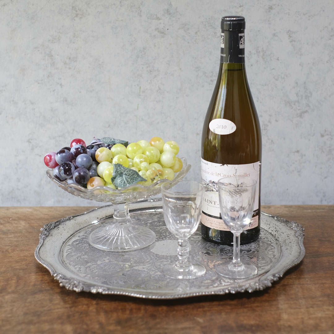 アンティークトトレイ シルバープレート お盆 銀メッキイギリス1