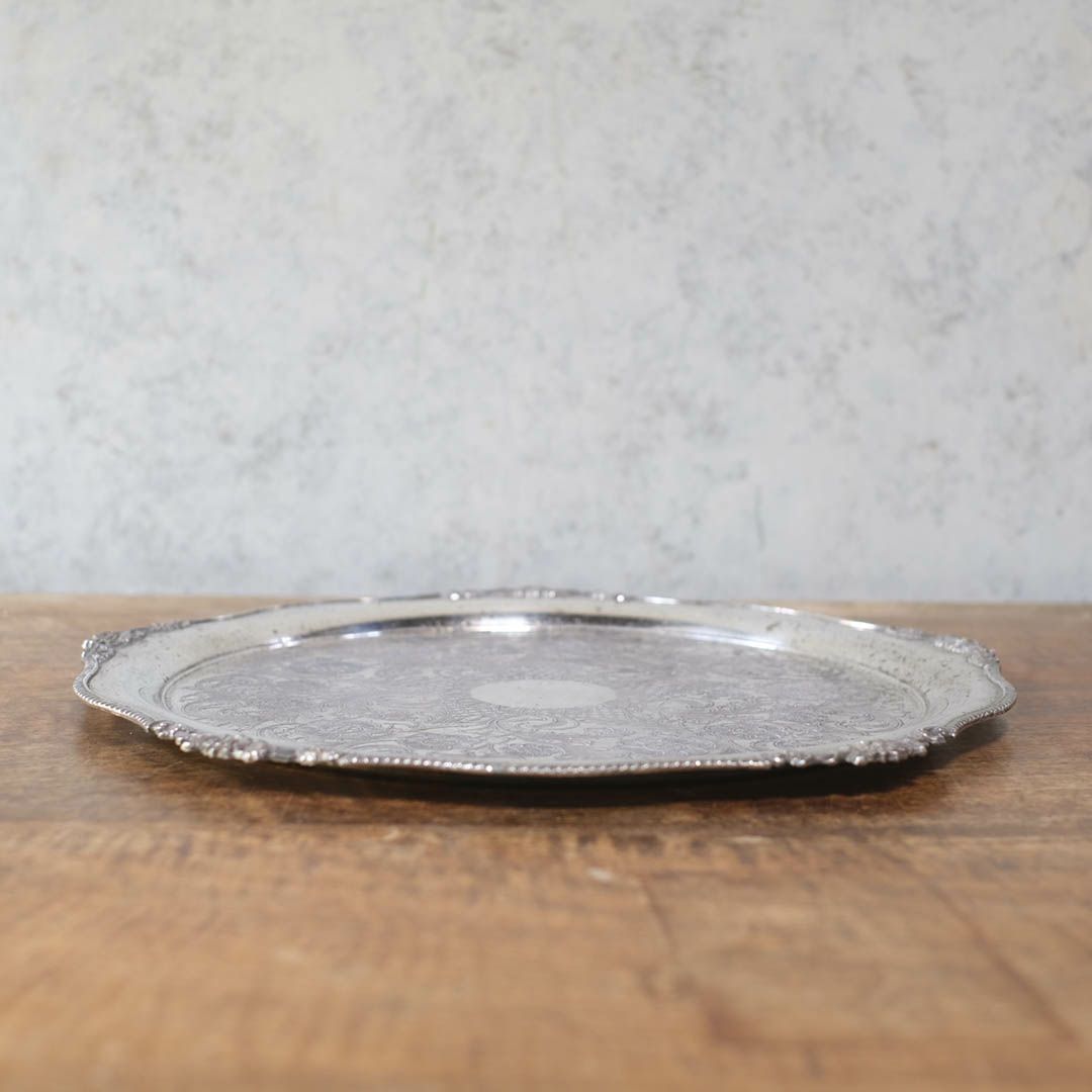 アンティークトトレイ シルバープレート お盆 銀メッキイギリス3