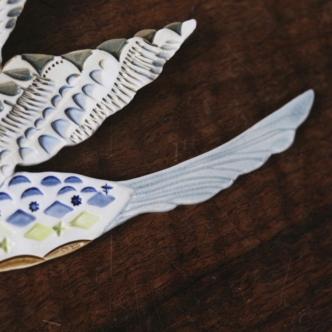 Yarnnakarn ヤナカーン 陶器 ウォールオブジェ 花台 Yarnnakarn Art