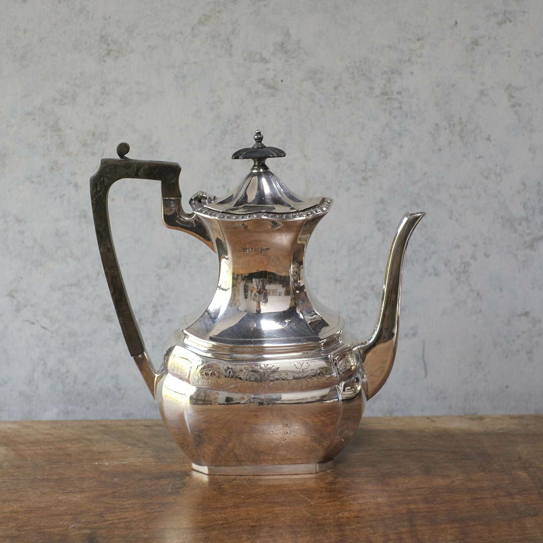 アンティークティーポットセット エドワーディアンリボン ティーサービス ウォーカーアンドホール W&H イギリス2