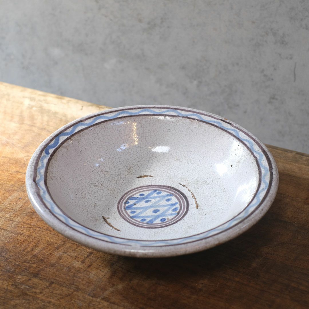 アンティークボウル キュノワール 陶器 フランス2