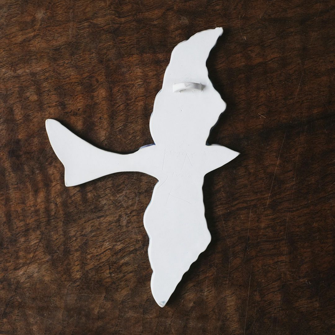 陶器の鳥のアートオブジェ Pottery studio K 日本人作家 羽ばたく鳥9