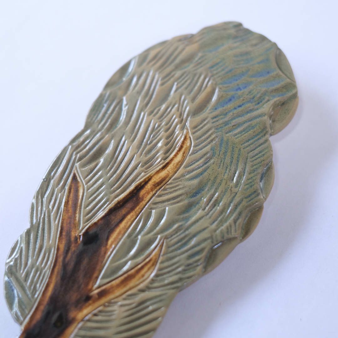 陶器の木のアートオブジェ Pottery studio K 金子ひとみ 作家物3