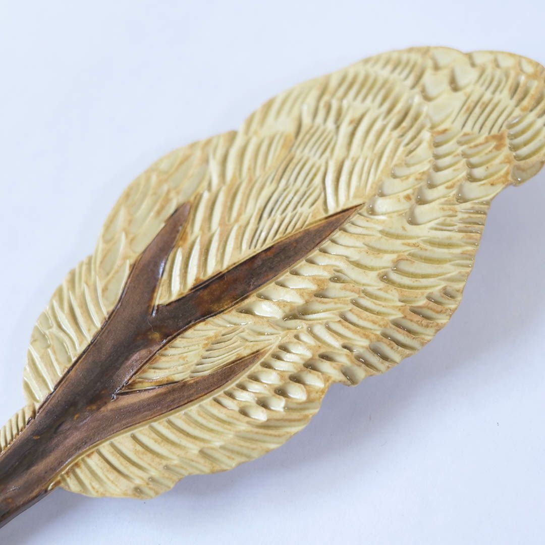 陶器の木のアートオブジェ Pottery studio K 金子ひとみ 作家物4