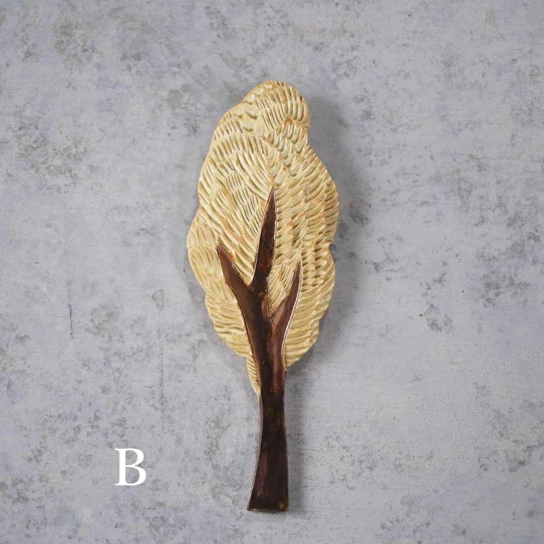 陶器の木のアートオブジェ Pottery studio K 金子ひとみ 作家物6