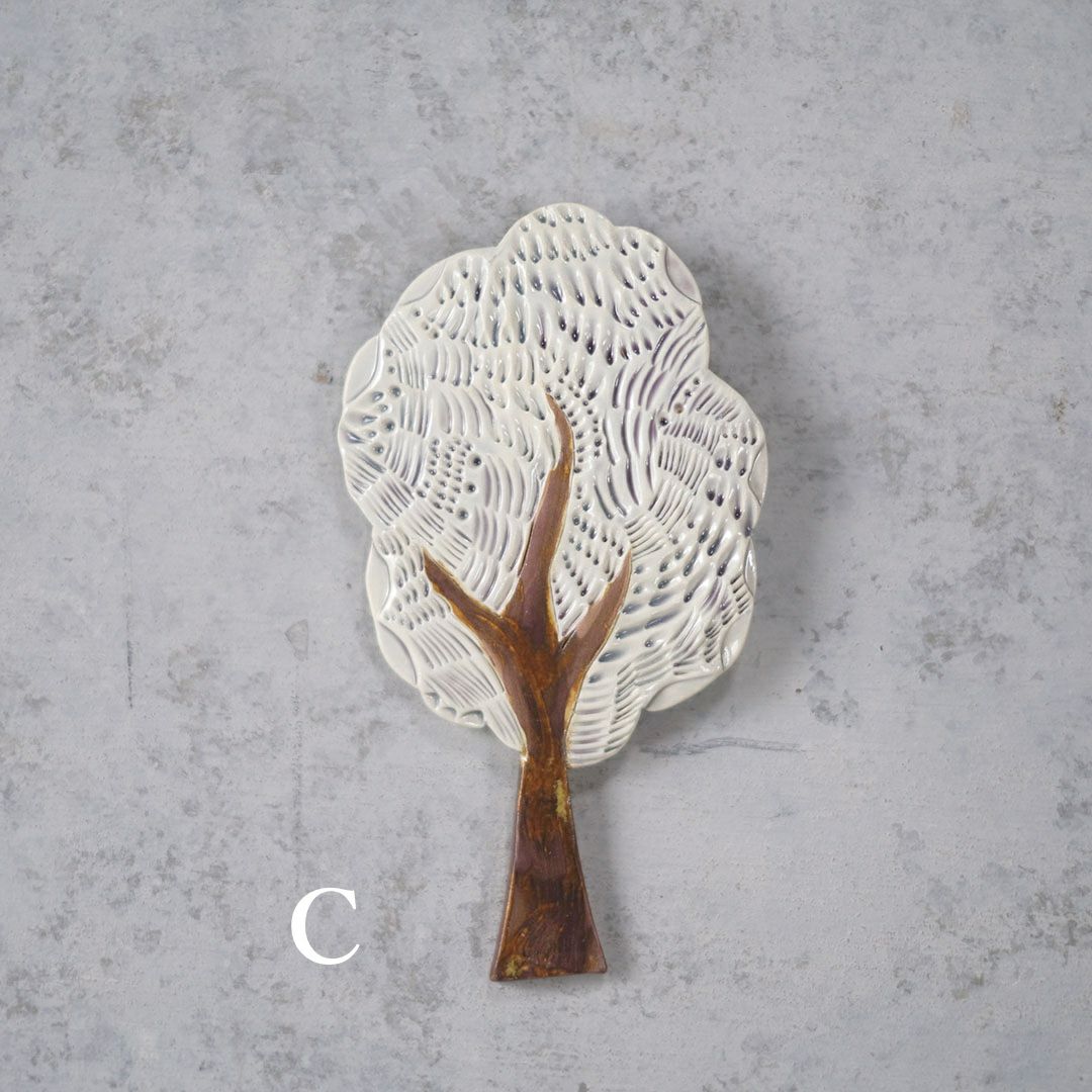 陶器の木のアートオブジェ Pottery studio K 金子ひとみ 作家物7