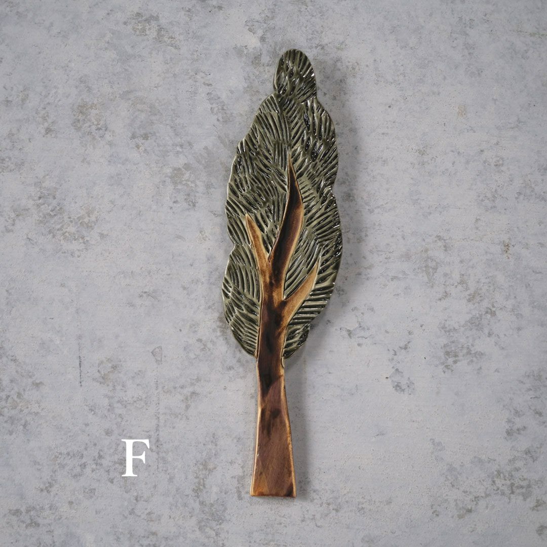 陶器の木のアートオブジェ Pottery studio K 金子ひとみ 作家物10