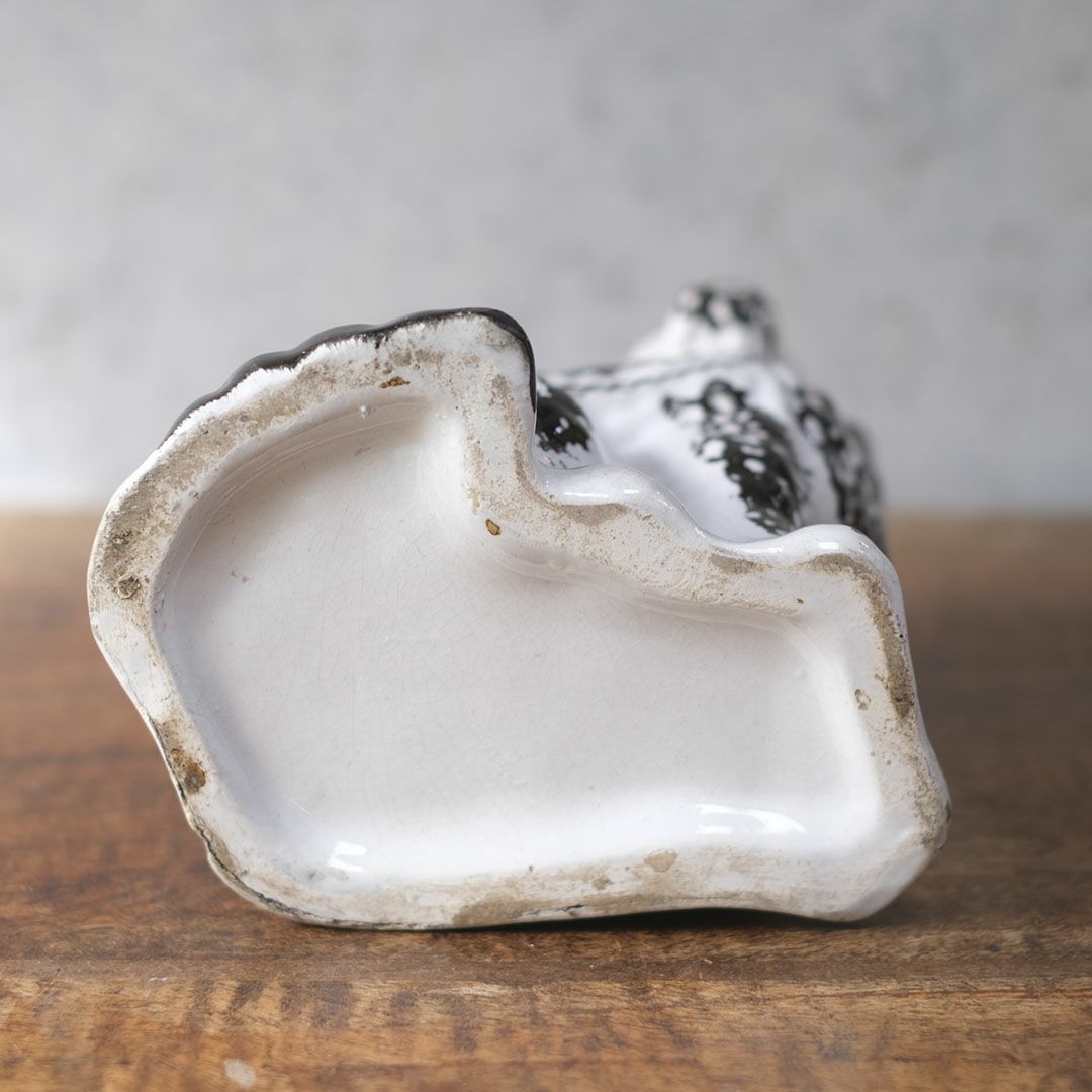 アンティークフィギュリン 犬の置物 スタッフォードシャードッグ 陶器 イギリス9