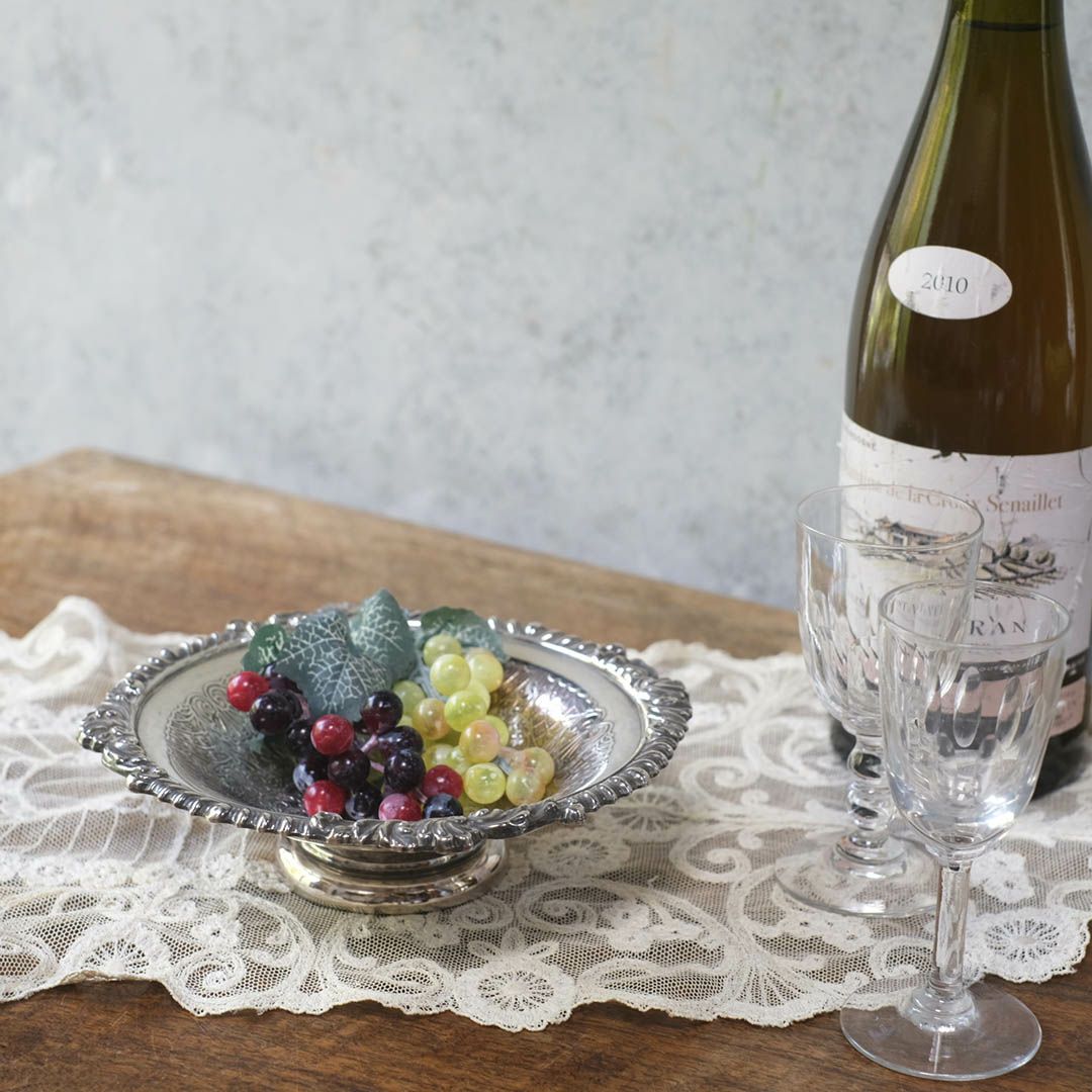 アンティークキャンディボウル シルバープレート 銀メッキ イギリス1