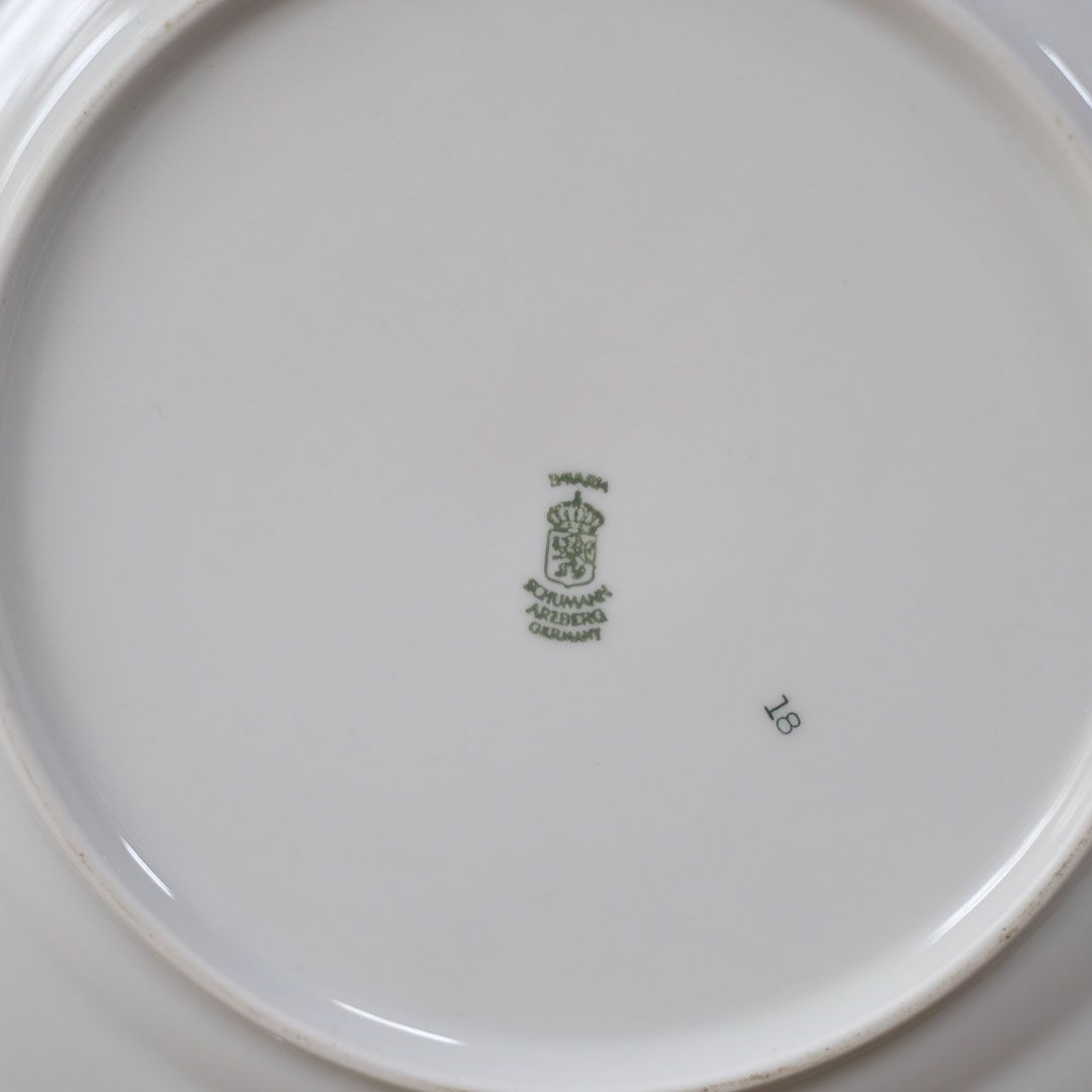 ヴィンテージ皿 Schumann Arzberg（シューマン・アルツベルク） ディナープレート 魚モチーフ ドイツ13