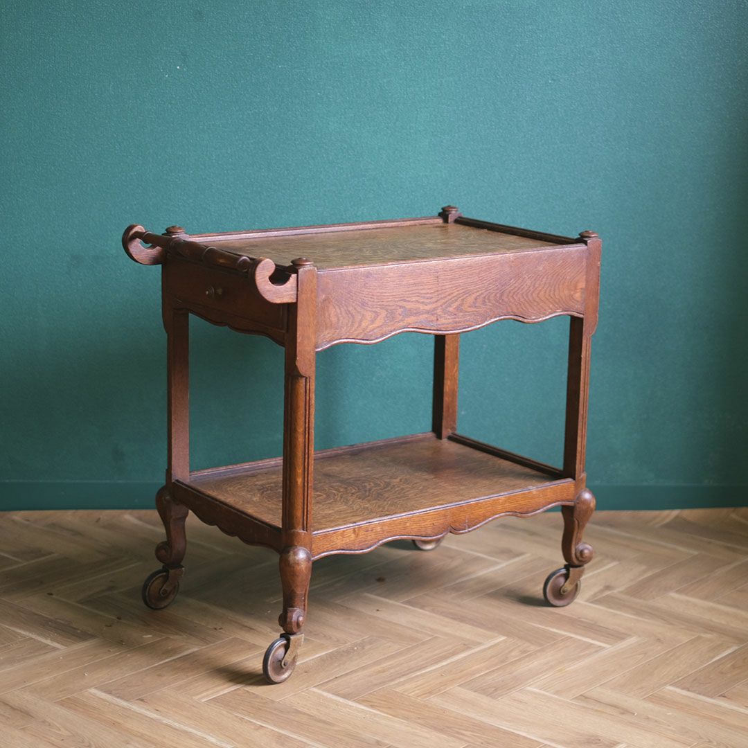 アンティークティートローリーテーブル ワゴン アンティーク家具2