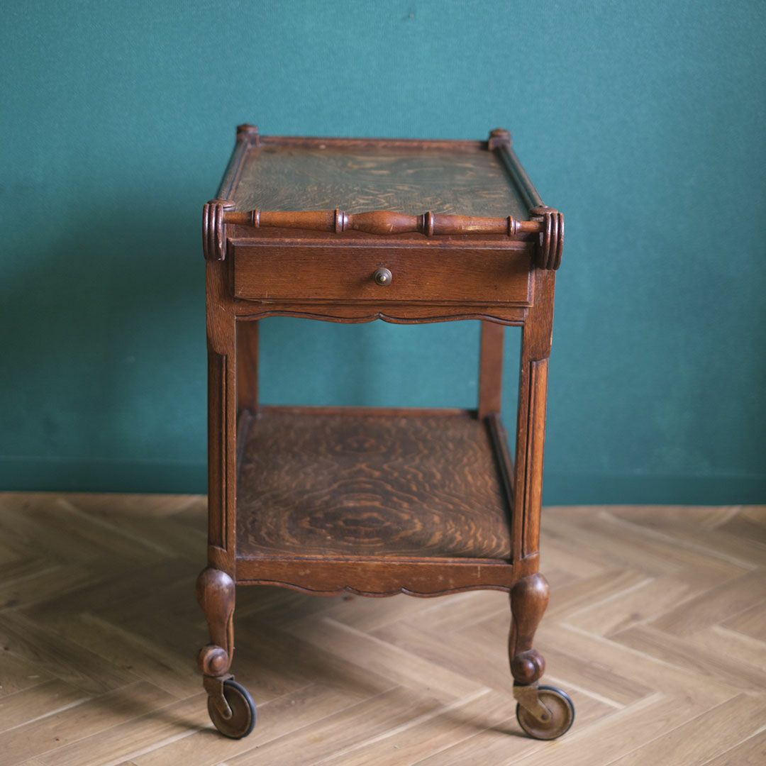 アンティークティートローリーテーブル ワゴン アンティーク家具4