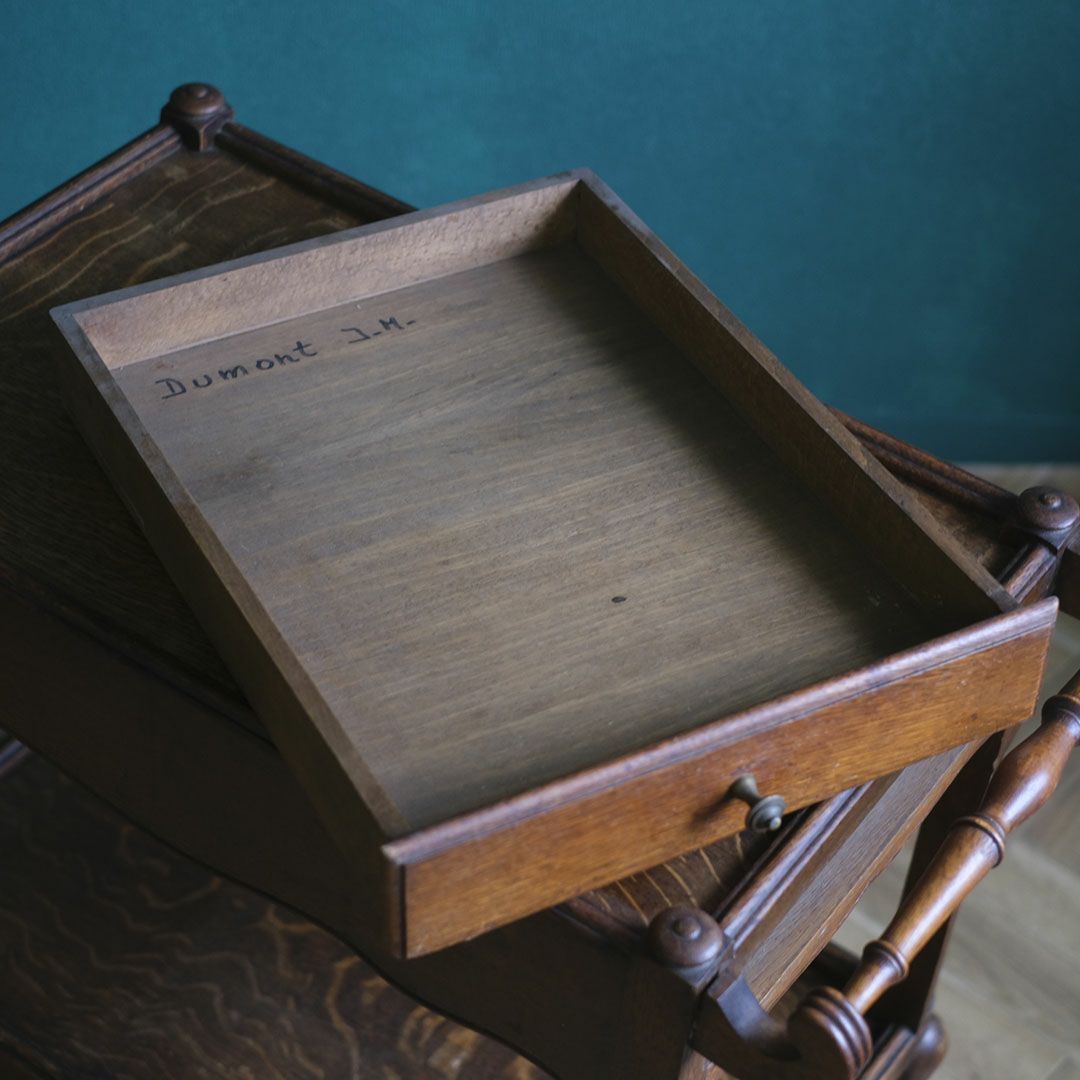 アンティークティートローリーテーブル ワゴン アンティーク家具9