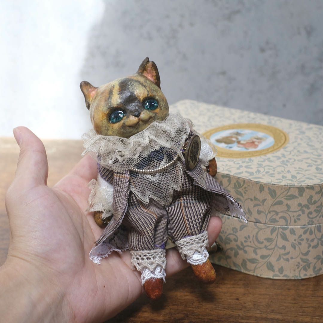 奏ちよこ サビ猫 人形 ドール7