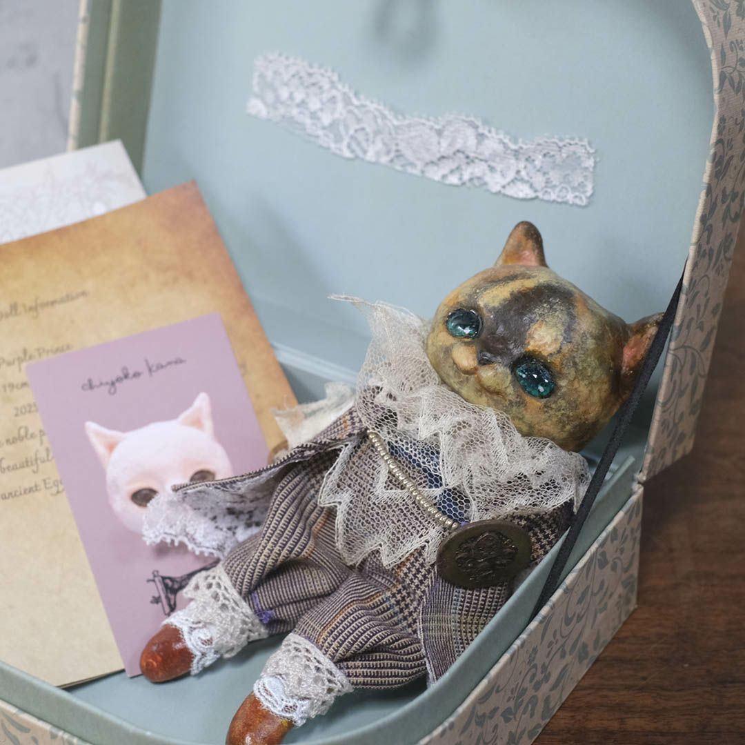 奏ちよこ サビ猫 人形 ドール13