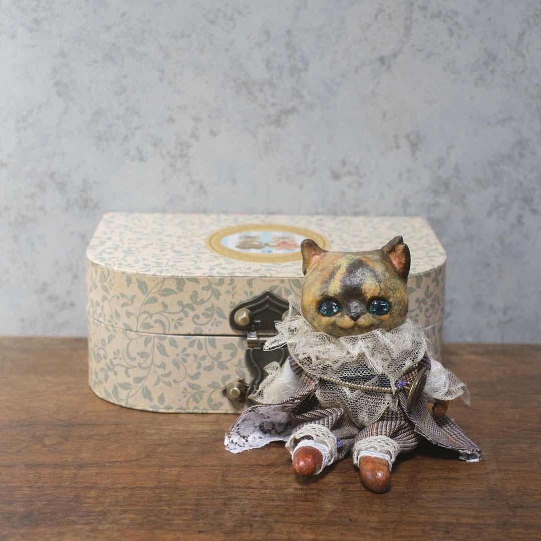 奏ちよこ サビ猫 人形 ドール14