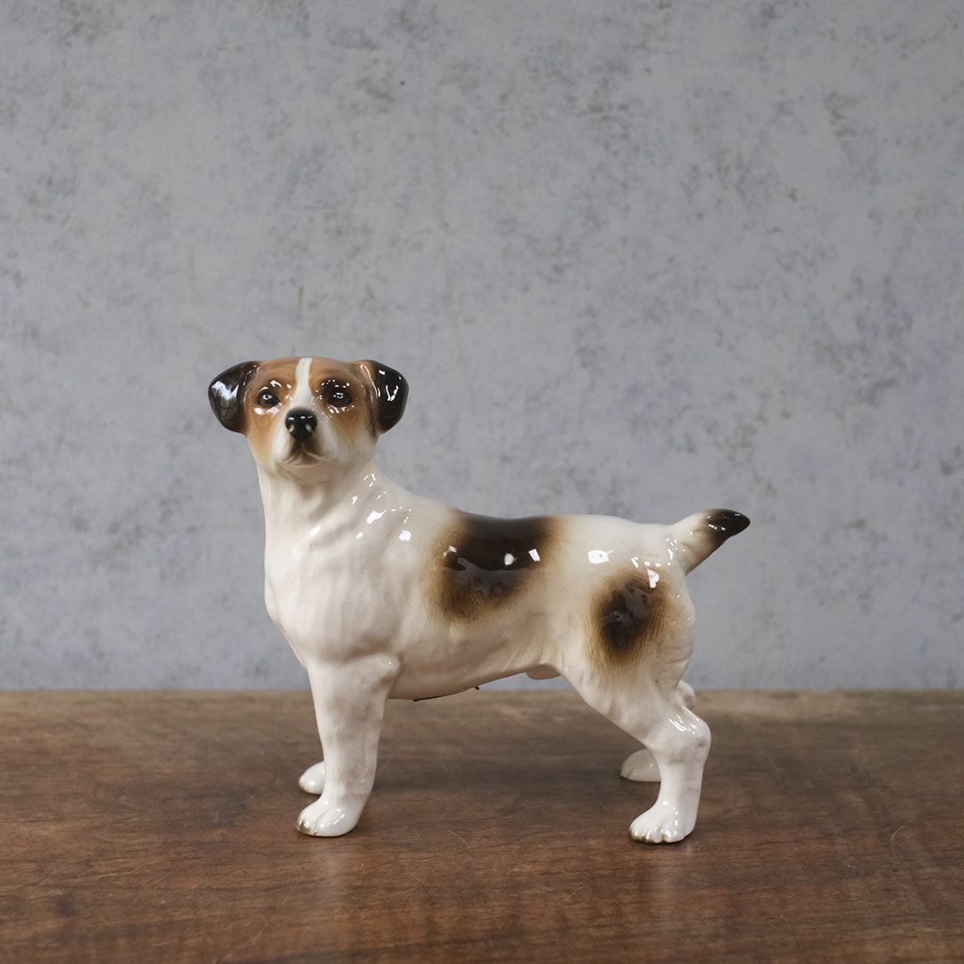 ヴィンテージフィギリン 犬 イギリス 陶器 置物2